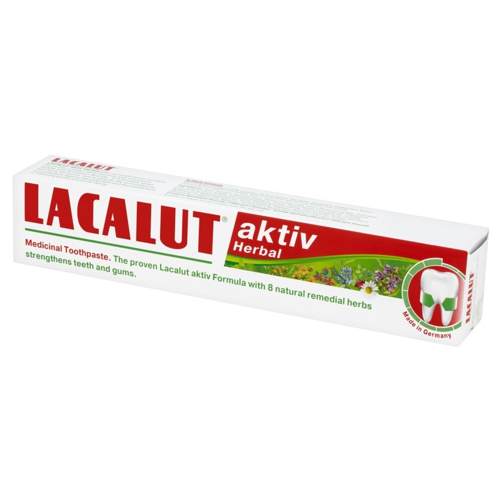Lacalut Aktiv Herbal, pasta do zębów, 75 ml