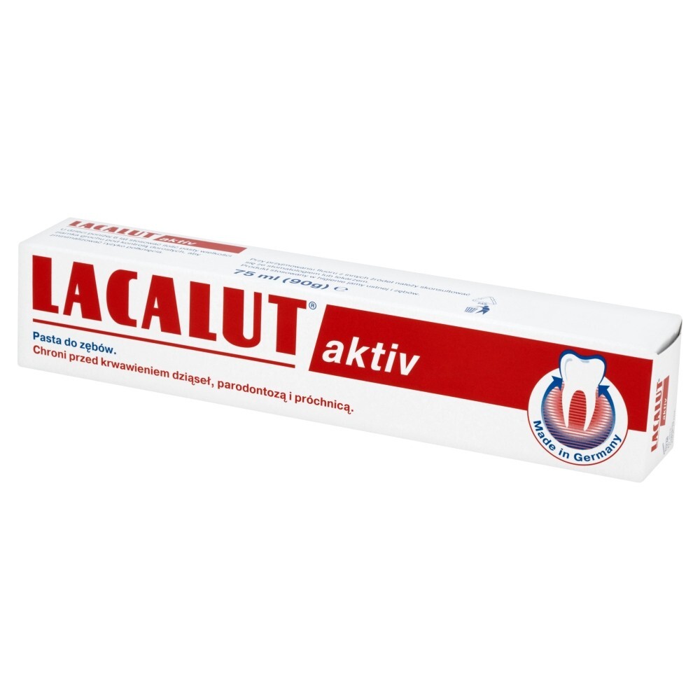 Lacalut aktiv, pasta do zębów, 75 ml