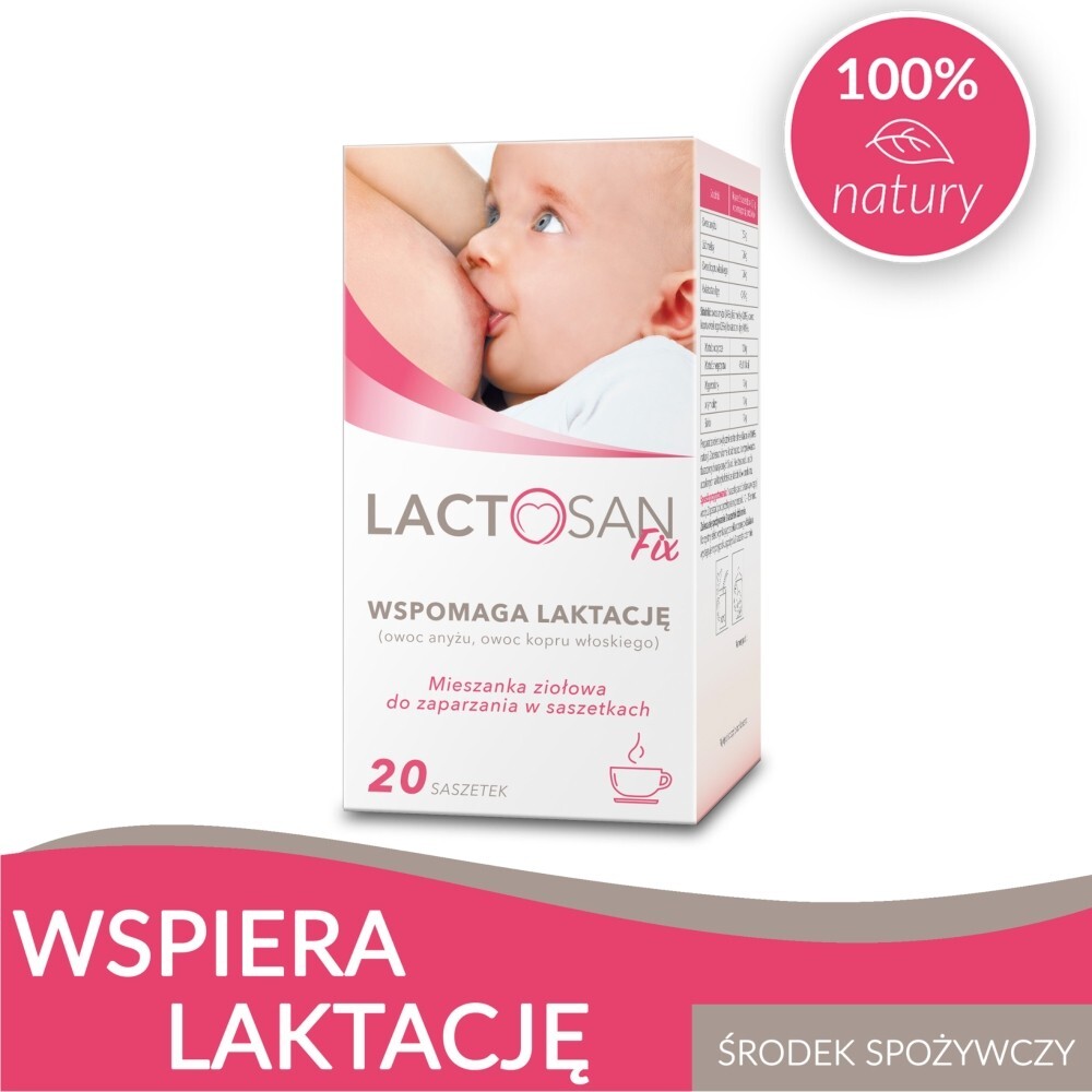 Lactosan fix, mieszanka ziołowa, 20 x 1,5 g