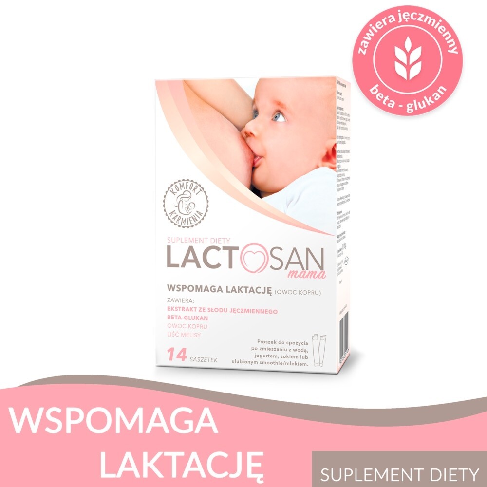 Lactosan MAMA, proszek do rozpuszczania w saszetkach, 14 saszetek