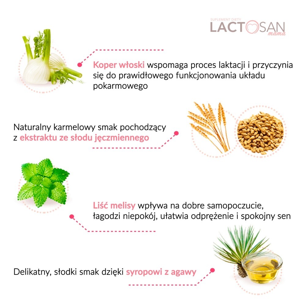 Lactosan MAMA, proszek do rozpuszczania w saszetkach, 14 saszetek