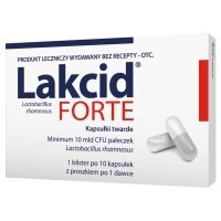 Lakcid Forte kapsułki 10 mld x 10 kaps.