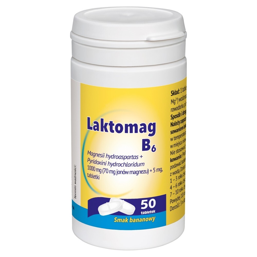 Laktomag B₆ Produkt leczniczy 50 sztuk