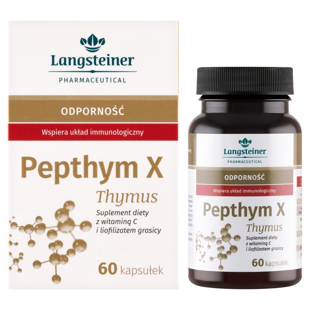 Langsteiner Pepthym X Thymus, 60 kapsułek