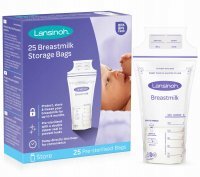 Lansinoh, woreczki do przechowywania pokarmu, 25 sztuk
