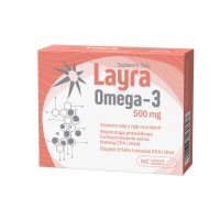 Layra Omega-3 500 mg, 60 kapsułek