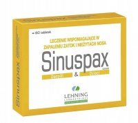 Lehning Sinuspax, tabletki do ssania, 60 szt.Lehning Sinuspax, tabletki do ssania, 60 tabletek