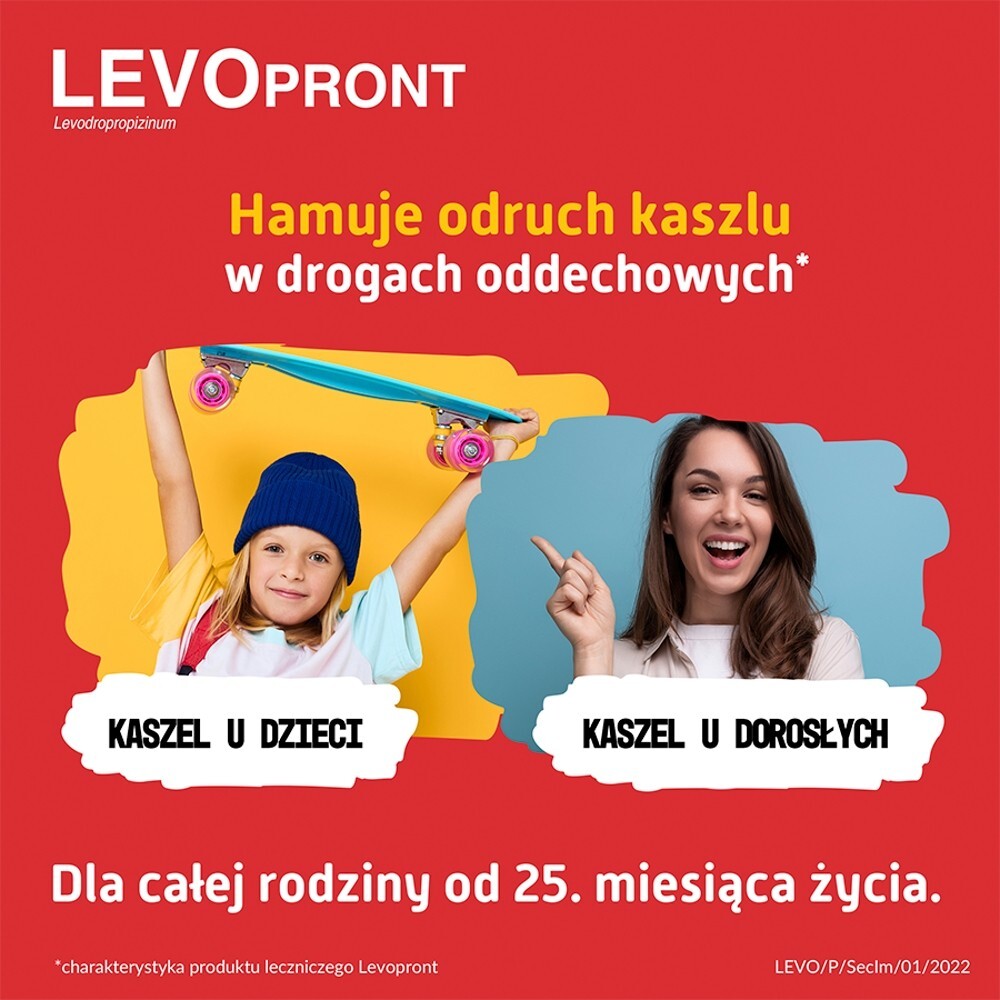 Levopront syrop 60mg/10ml 120 ml