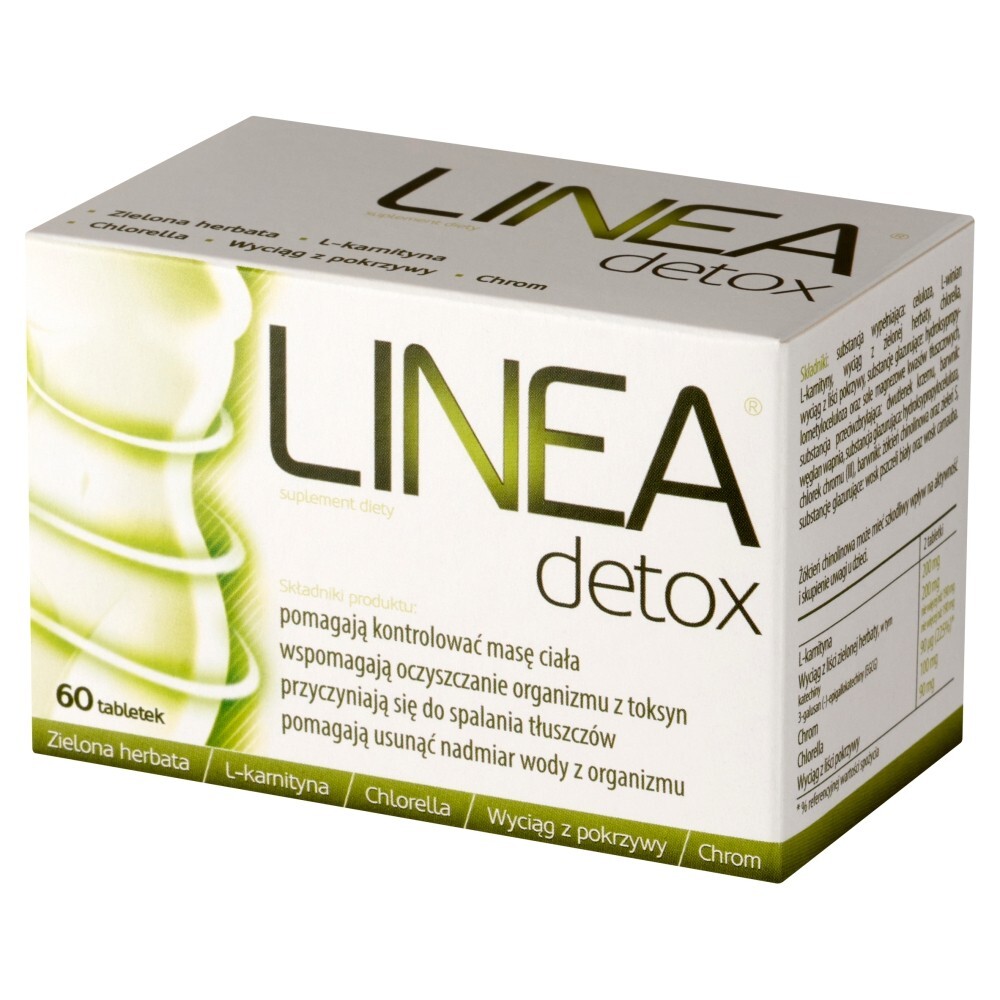 Linea detox, tabletki, 60 tabletek