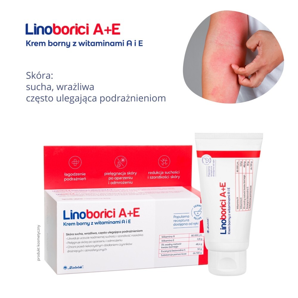 Linoborici A+E Krem borny z witaminami A i E 50 g