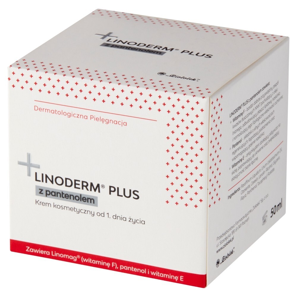Linoderm Plus z pantenolem Krem kosmetyczny od 1 dnia życia 50 ml