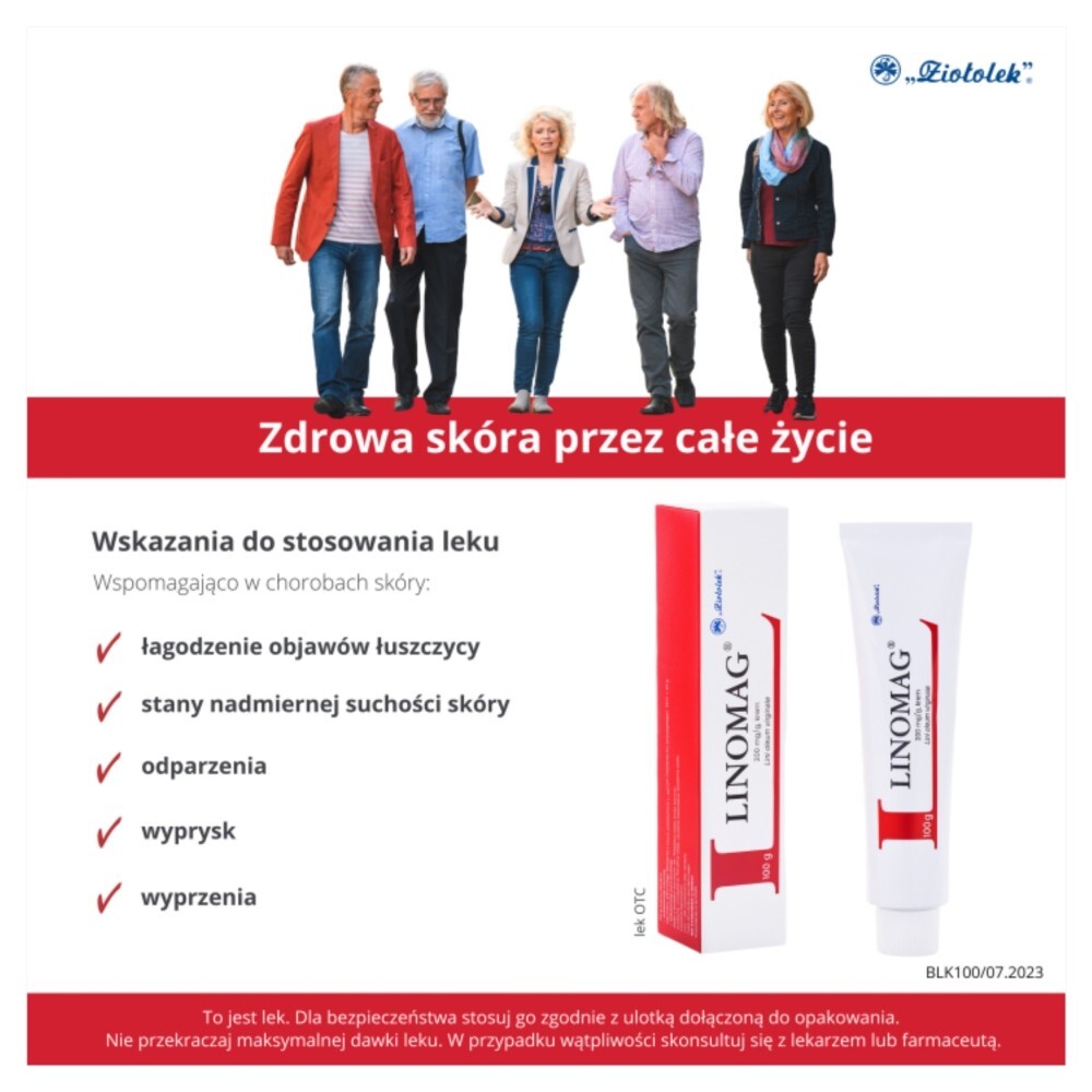 Linomag, 200 mg/g, krem,100 g