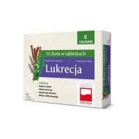 Lukrecja, tabletki powlekane, 60 tabletek