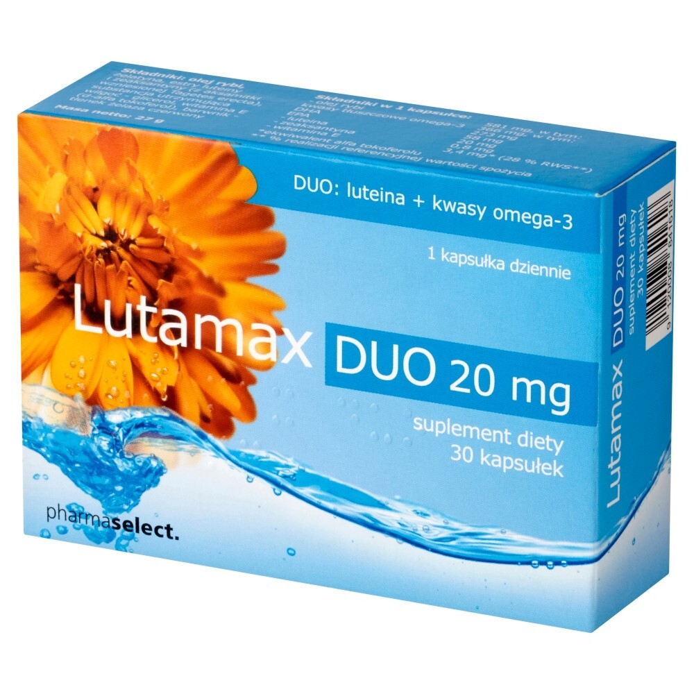 Lutamax Duo, 20 mg, kapsułki, 30 kapsułek