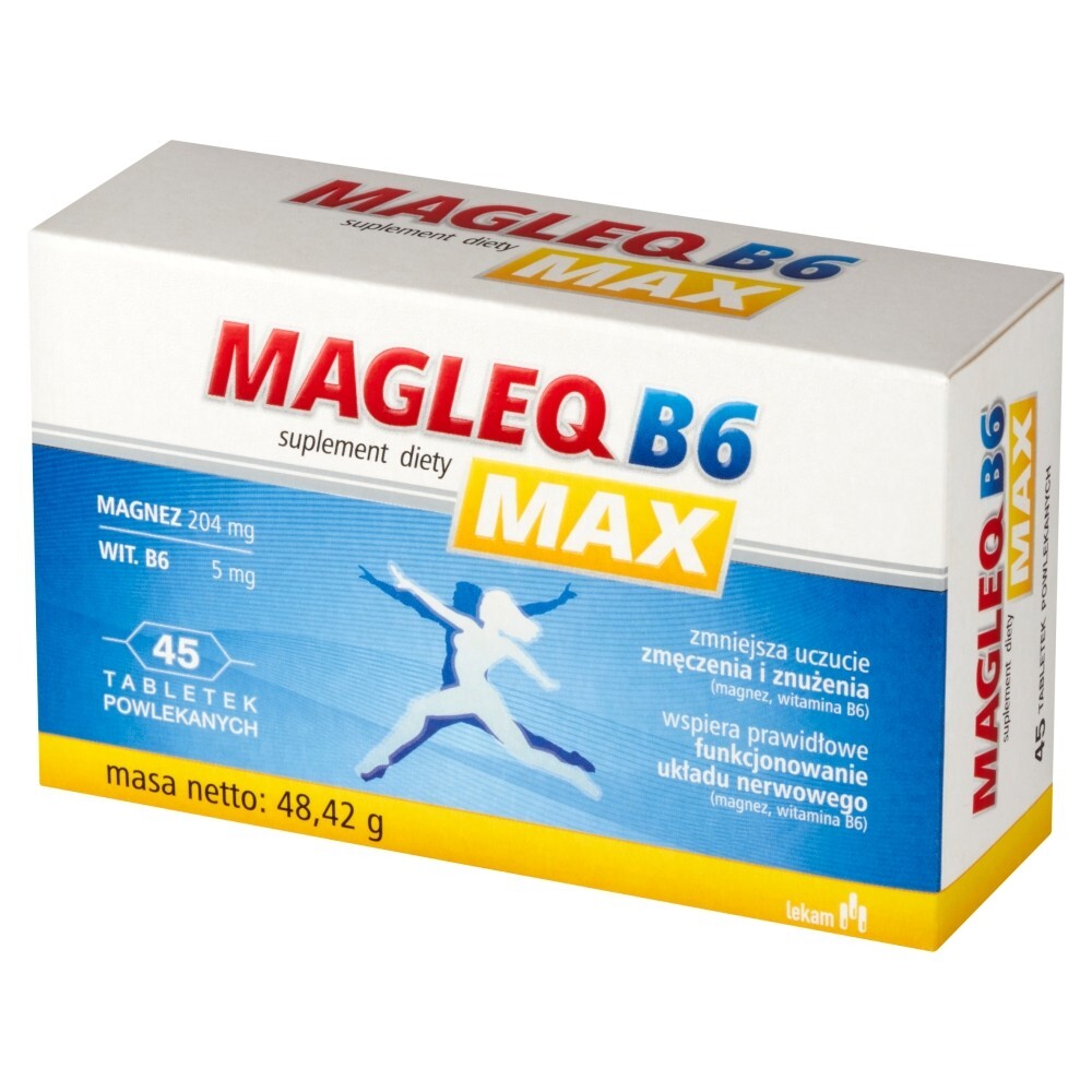 Magleq B6 Max, 45 tabletek