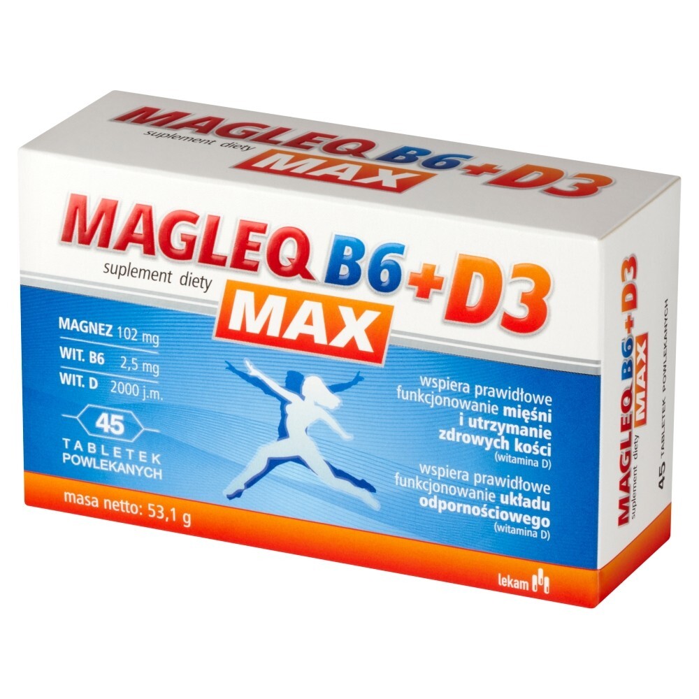Magleq B6 Max + D3 tabl. 45 tabl.