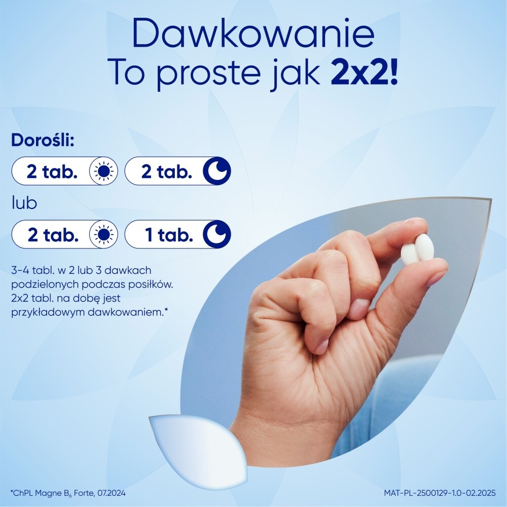 Magne B6 Forte, 100 mg+10 mg, tabletki powlekane,100 tabletek