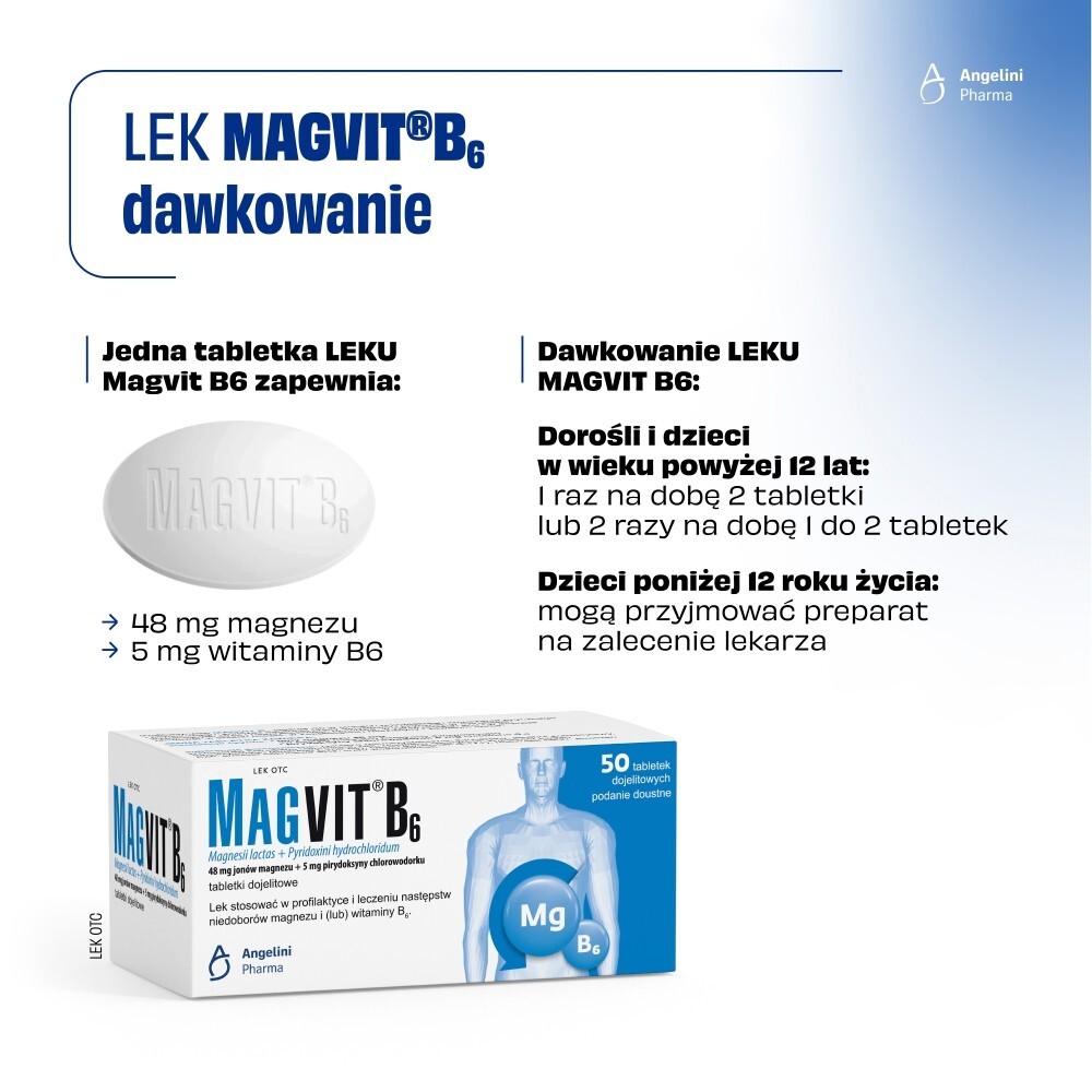 Magvit B6 50 tabletek