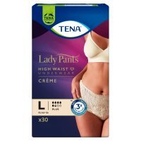 Majtki chłonne TENA Lady Pants Plus Creme, rozmiar L, 30 sztuk