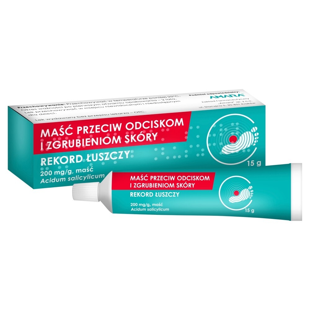 Maść na odciski, Rekord łuszczy, 15 g