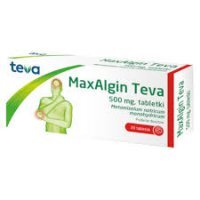MaxAlgina Teva, 500 mg, tabletki, 10 tabletek