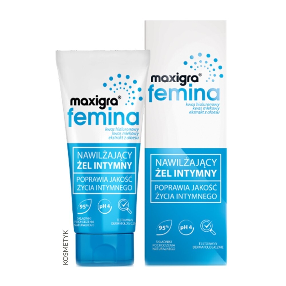 Maxigra Femina, nawilżający żel intymny, 75 ml