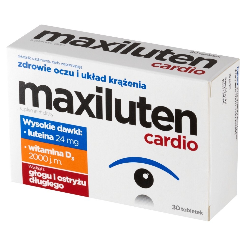 Maxiluten cardio, tabletki, 30 tabletek