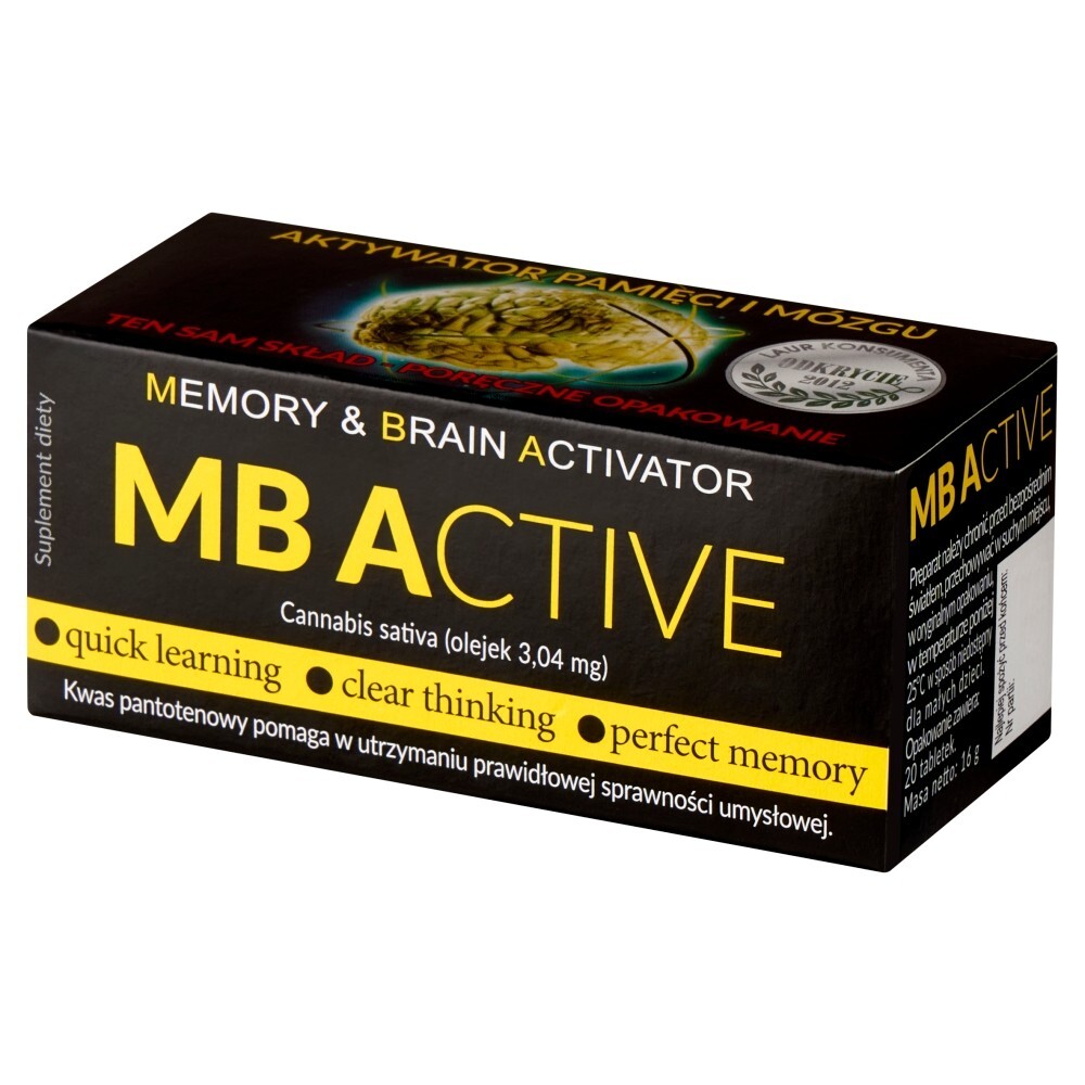 MB Active 20 tabletek