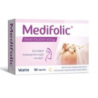 Medifolic Kwas Foliowy 400 mcg, tabletki, 90 tabletek