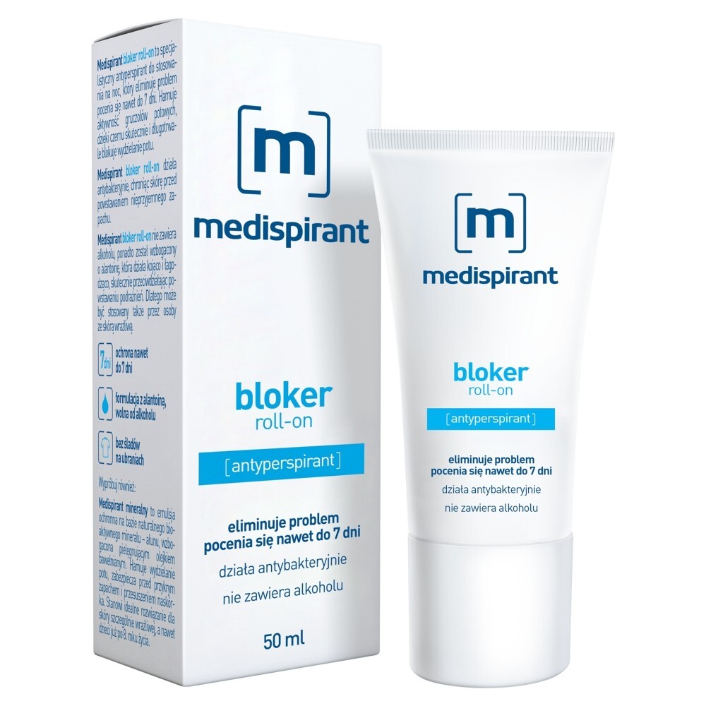 Medispirant Antyperspirant bloker roll-on, 50 ml