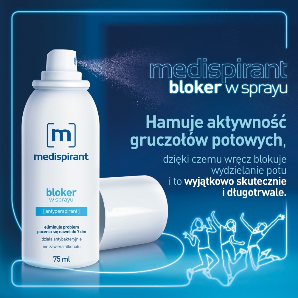 Medispirant Bloker w sprayu, 75 ml
