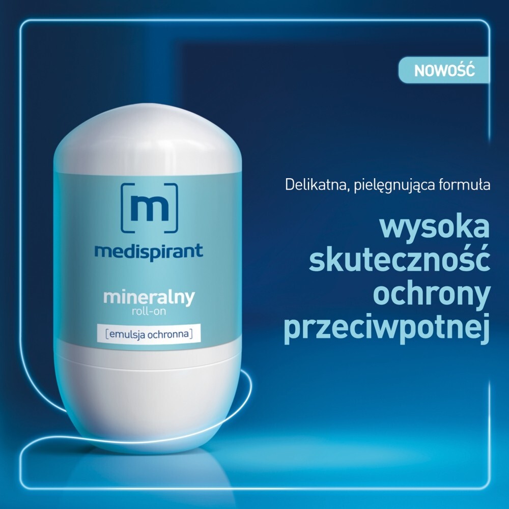 Medispirant mineralny roll-on, 40 ml