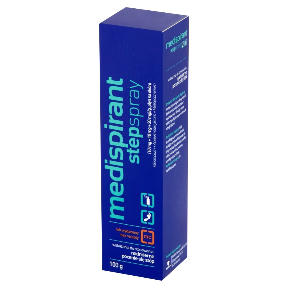 Medispirant Stepspray płyn na skórę 100 g