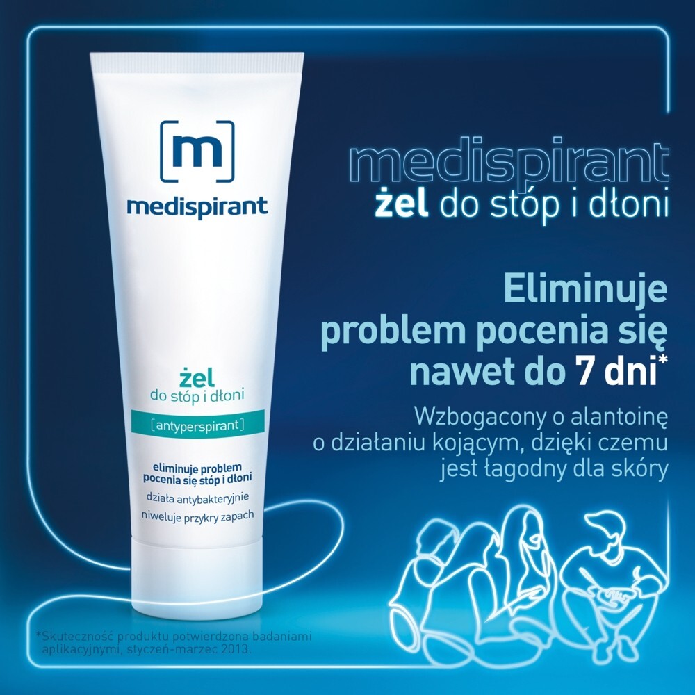 Medispirant Żel do stóp i dłoni, 50 ml