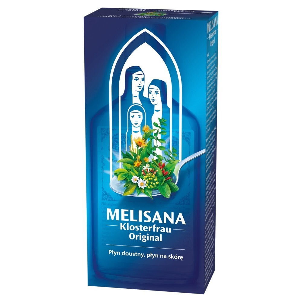 Melisana Klosterfrau Original, płyn doustny na skórę, 155 ml