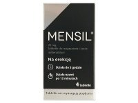 Mensil, 25 mg, tabletki do rozgryzania, żucia, 2 sztuki