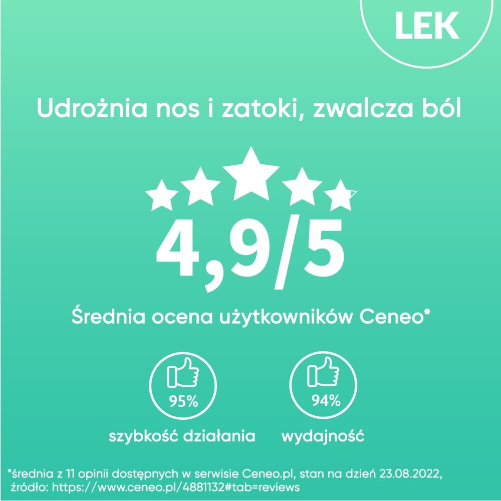 Metafen Zatoki, 200mg+30mg, tabletki powlekane, 20 tabletek