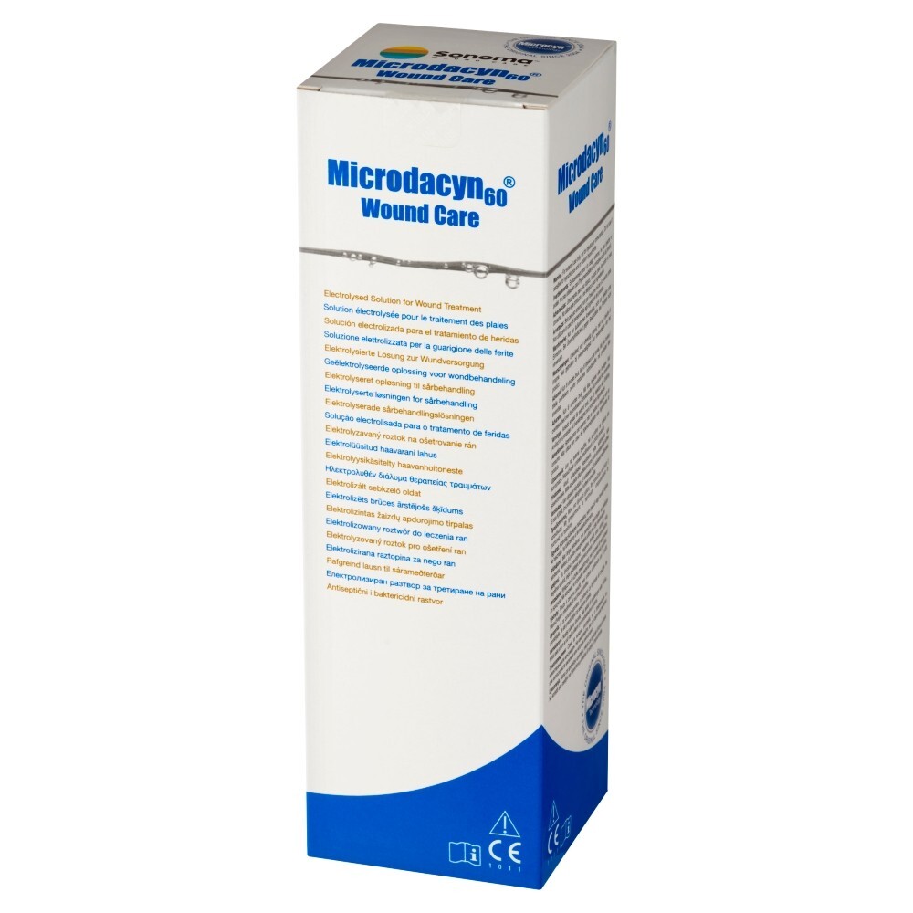 Microdacyn 60 Wound Care, roztwór do leczenia ran, 500 ml