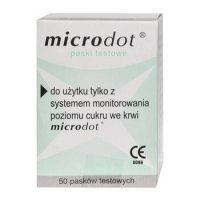 Microdot test paskowy, 50 pasków