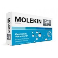 Molekin Cynk 15 mg, tabletki, 30 tabletek