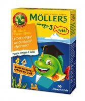 Mollers Omega-3 Rybki pomaranczowo -cytrynowy
