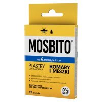 MOSBITO Plastry odstraszające komary 12 sztuk
