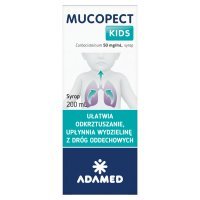 Mucopect Kids 50 mg/ ml, syrop dla dzieci, 200 ml