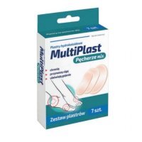 MultiPlast plastry hydrokoloidowe Pęcherze mix, 7 sztuk