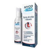 MYCOfast, spray do stóp i obuwia, 150 ml