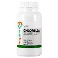 Myvita, Chlorella 250 mg, tabletki, 400 tabletek