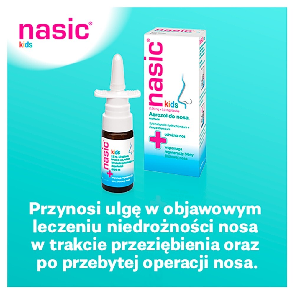Nasic kids Aerozol do nosa 10 ml
