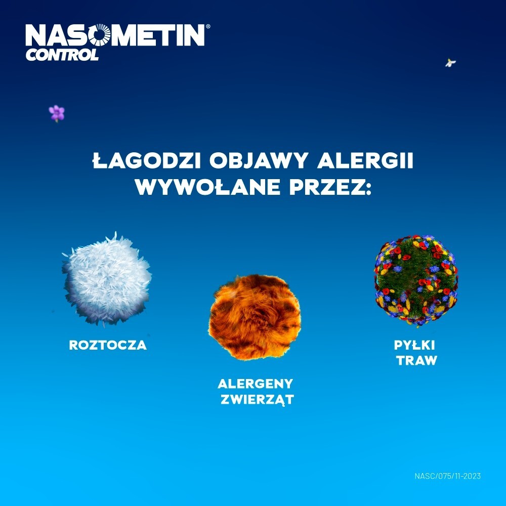 Nasometin Control 50 mikrogramów Aerozol do nosa zawiesina