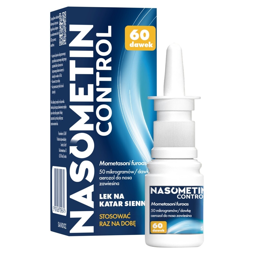 Nasometin Control 50 mikrogramów Aerozol do nosa zawiesina