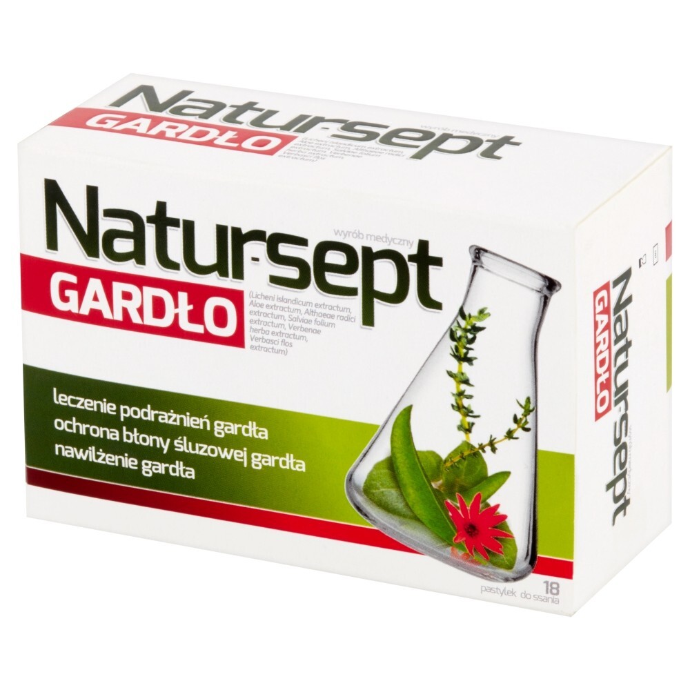 Natur-Sept Gardło, 18 pastylek do ssania